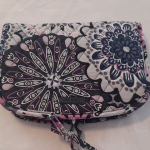 Vera Bradley Black and Blue Floral Over Door Make- Up Case